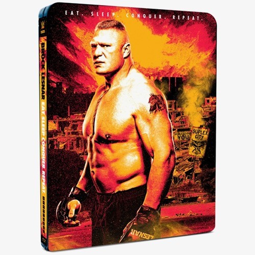 WWE Brock Lesnar: Eat Sleep Conquer Repeat Blu-ray (Limited Edition Steelbook)