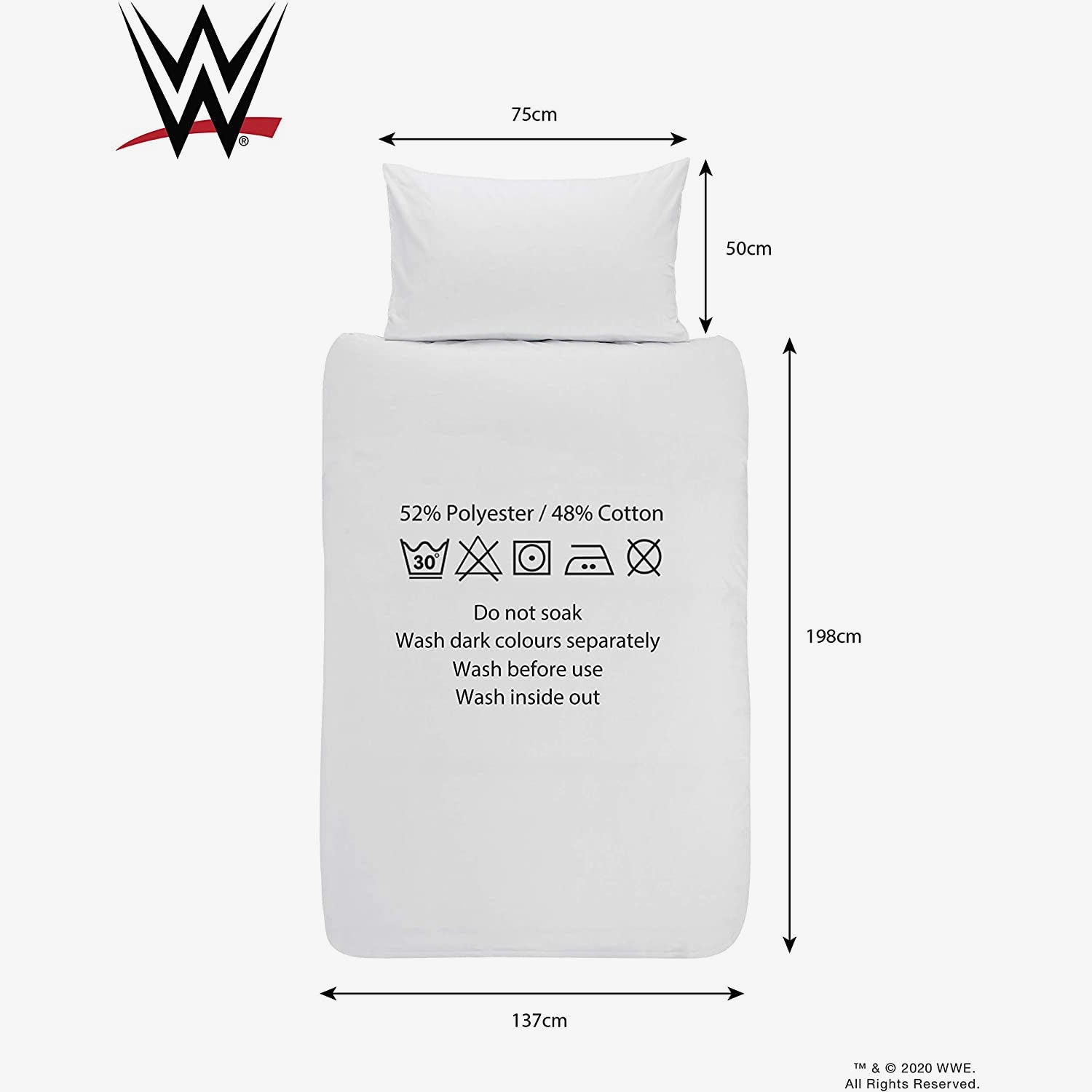 WWE Championship Duvet Set (Single)