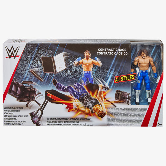 WWE Contract Chaos Playset (with AJ Styles Figure)