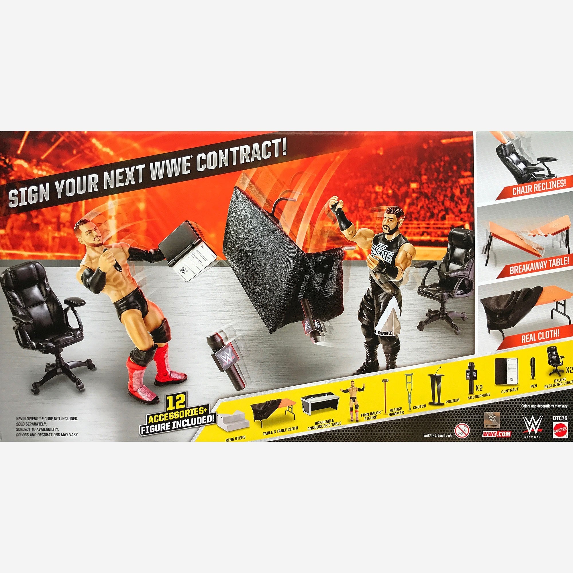 WWE Contract Chaos Playset (with Finn Balor Figure)