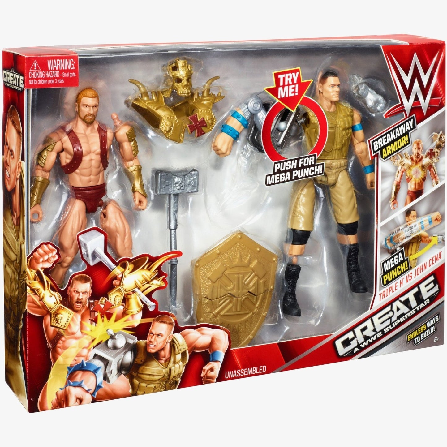 Triple H vs John Cena - Create a WWE Superstar (with Accessories)