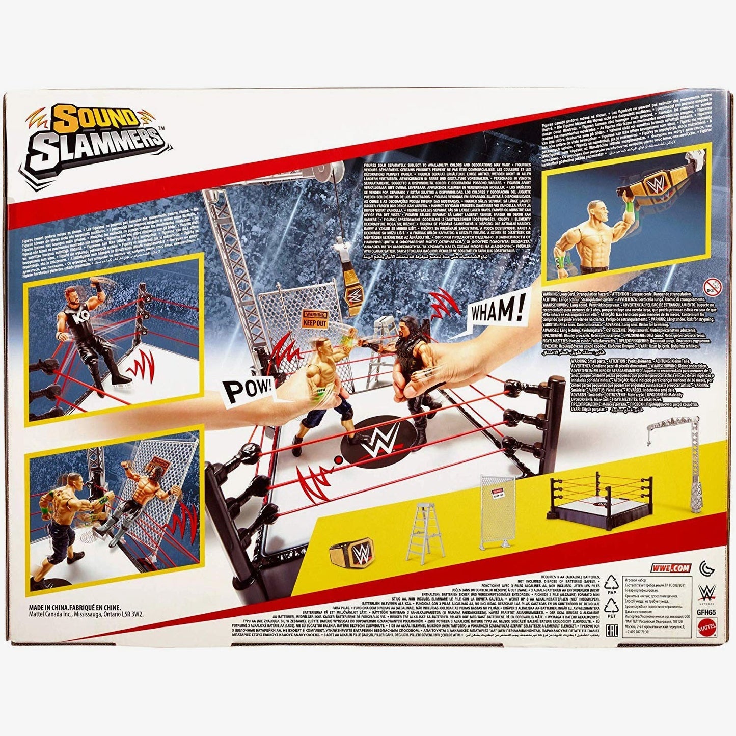 WWE Destruction Zone Ring Playset