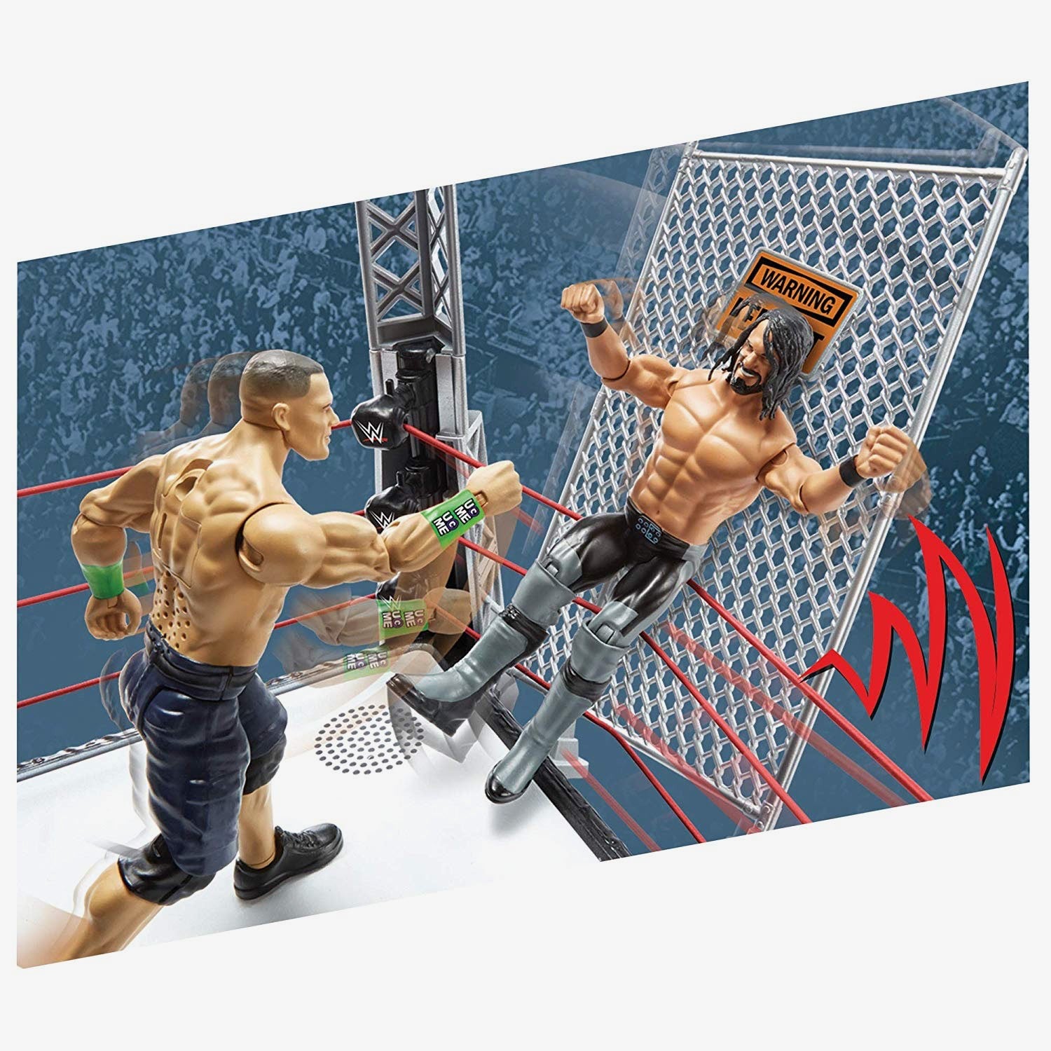 WWE Destruction Zone Ring Playset wrestlingshop