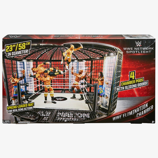 WWE Network Spotlight Elimination Chamber Ring Playset