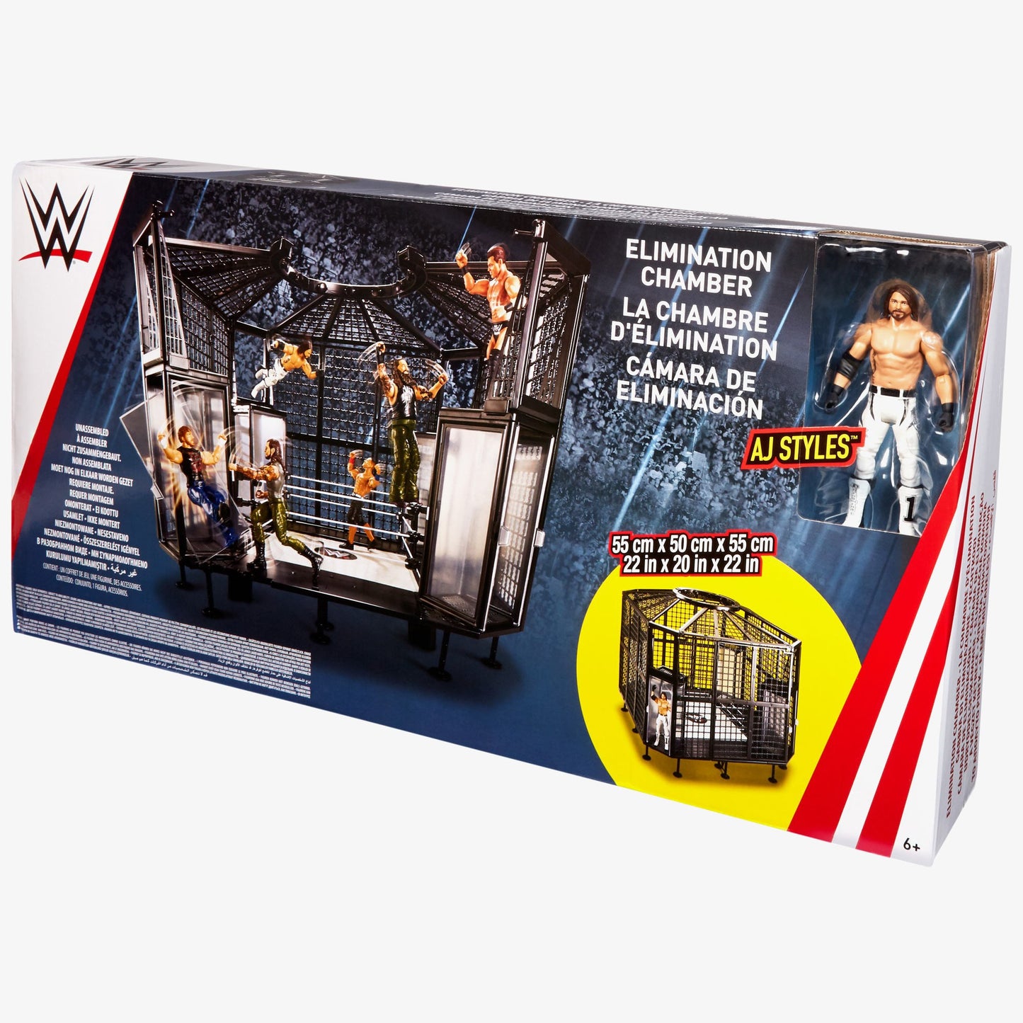 WWE Elimination Chamber Playset (with AJ Styles Figure)