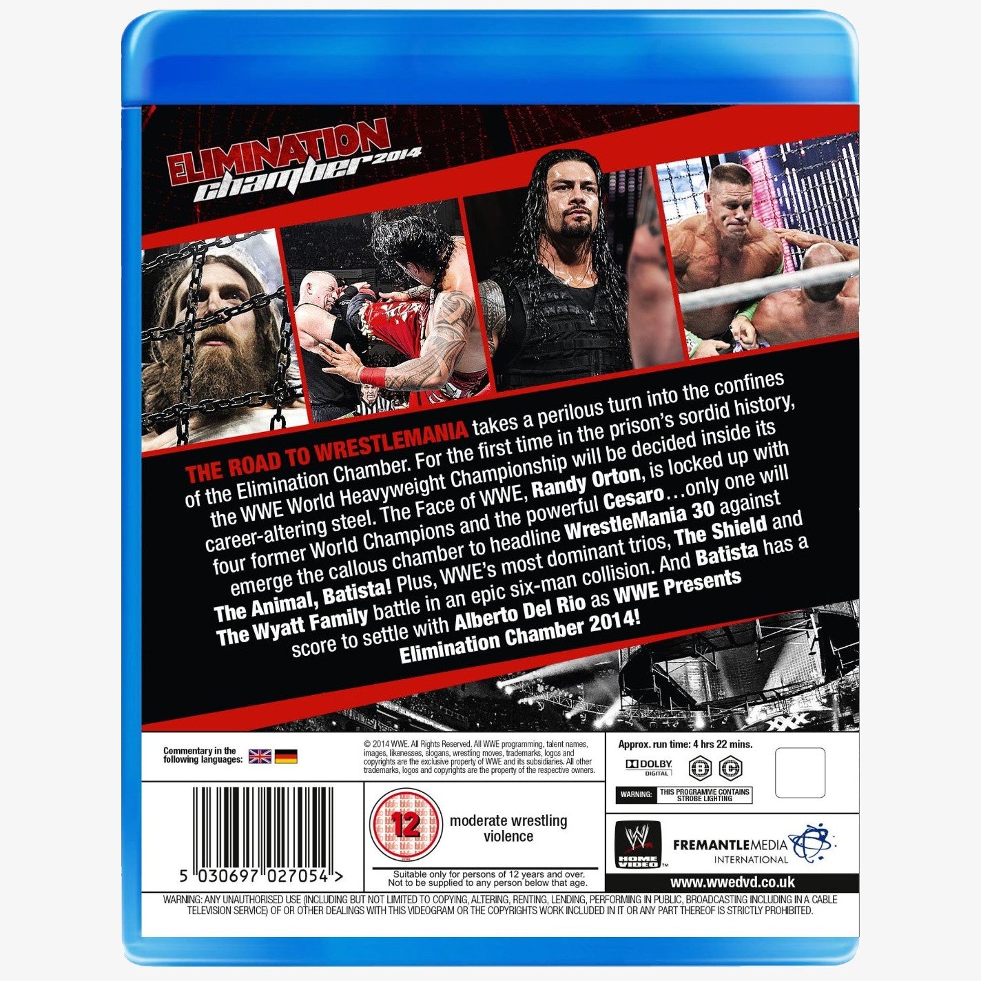 WWE Elimination Chamber 2014 Blu-ray