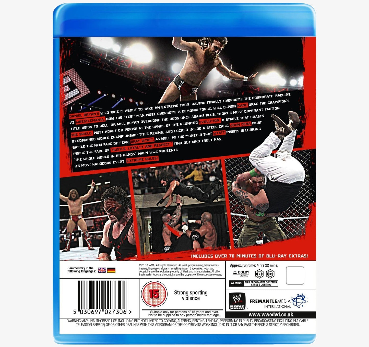 WWE Extreme Rules 2014 Blu-ray