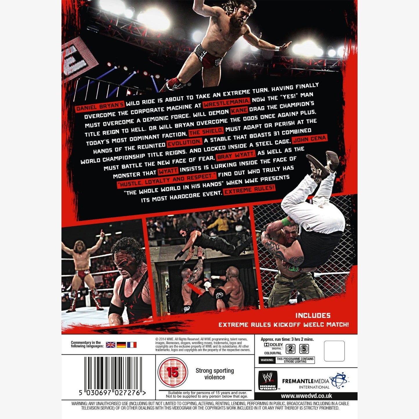 WWE Extreme Rules 2014 DVD