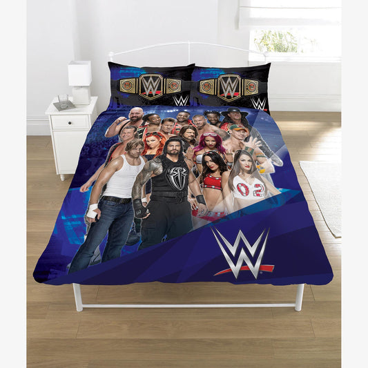 WWE Face vs Heel Reversible Double Duvet Cover Bed Set