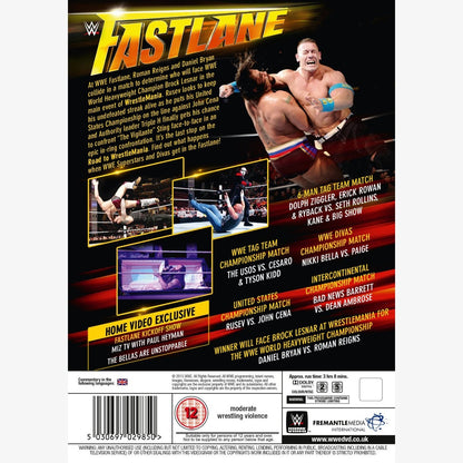 WWE Fast Lane 2015 DVD
