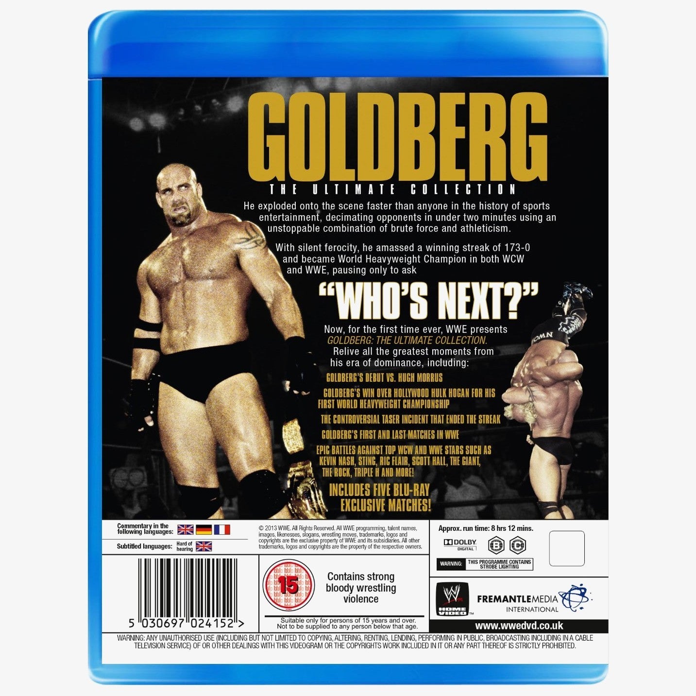 WWE Goldberg - The Ultimate Collection Blu-ray