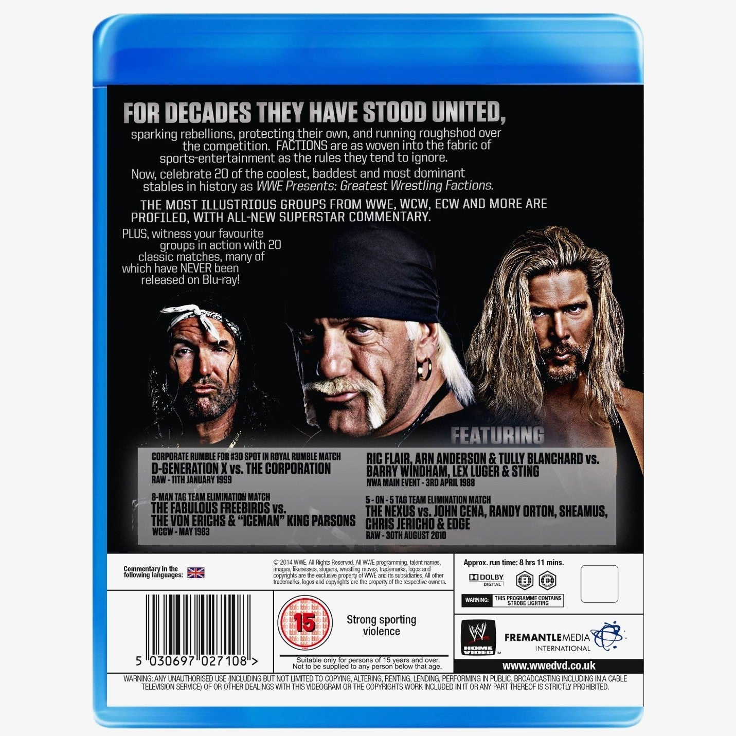 WWE Wrestling's Greatest Factions Blu-ray – Wrestlingshop.com