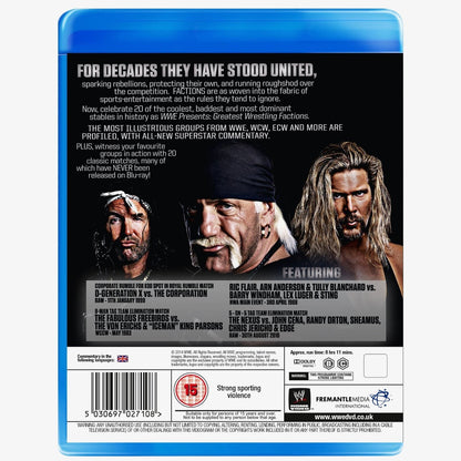 WWE Wrestling's Greatest Factions Blu-ray