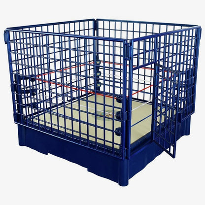 WWE Classic Steel Cage Ring Playset (With 2 Action Figures)