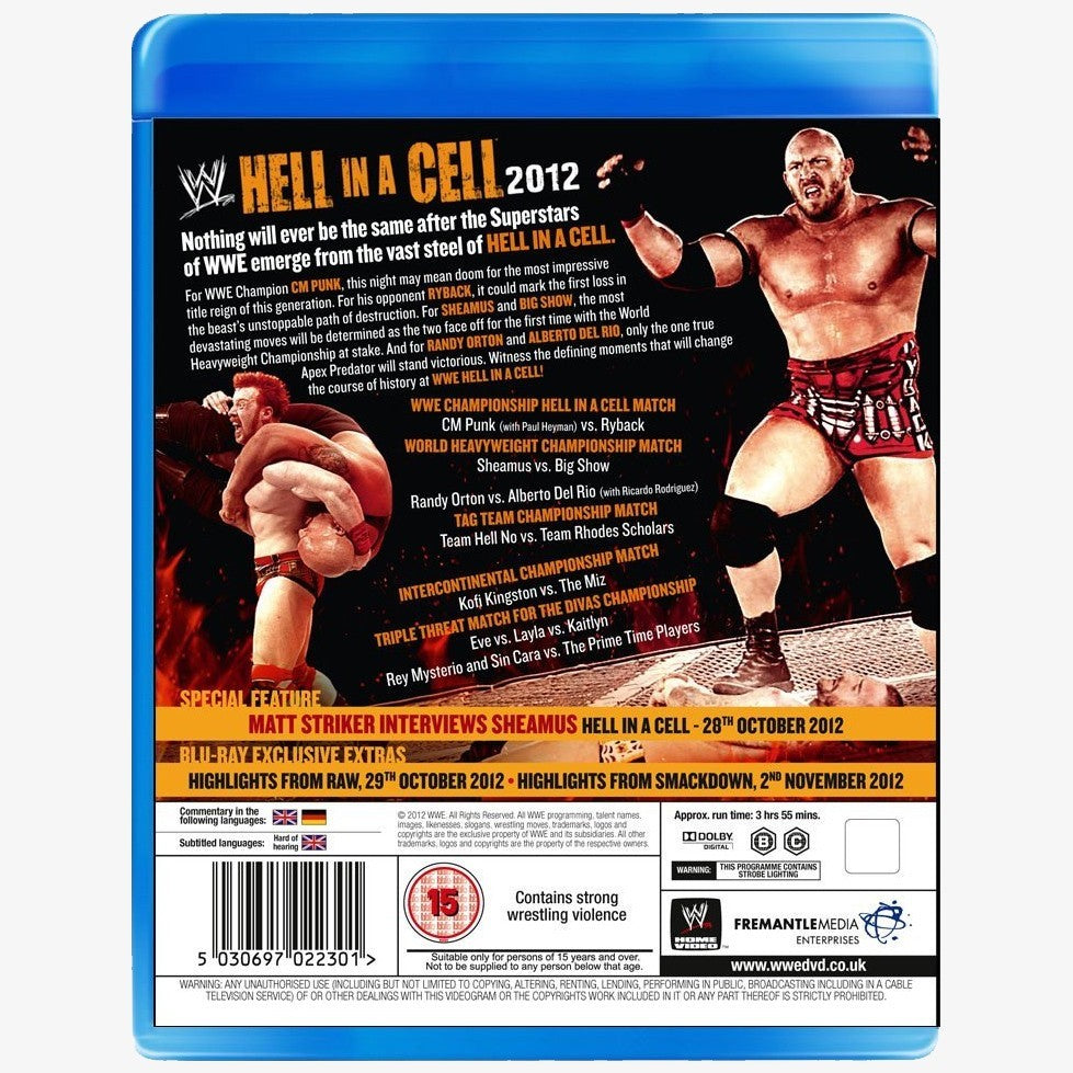 WWE Hell in a Cell 2012 Blu-ray