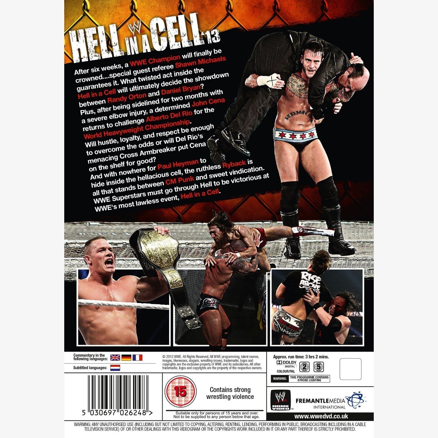 WWE Hell in a Cell 2013 DVD