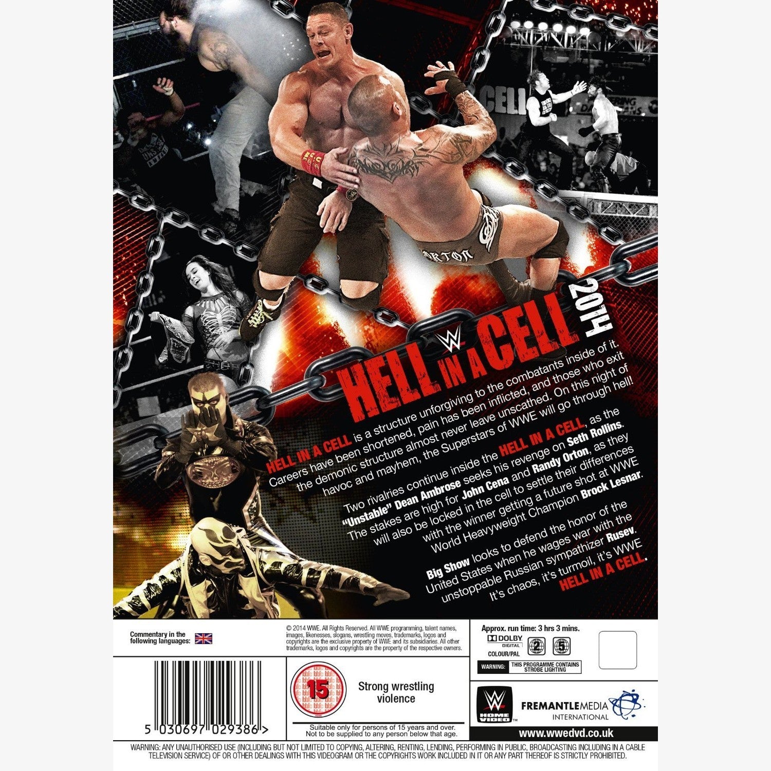 WWE Hell In A Cell 2014 DVD – Wrestlingshop.com