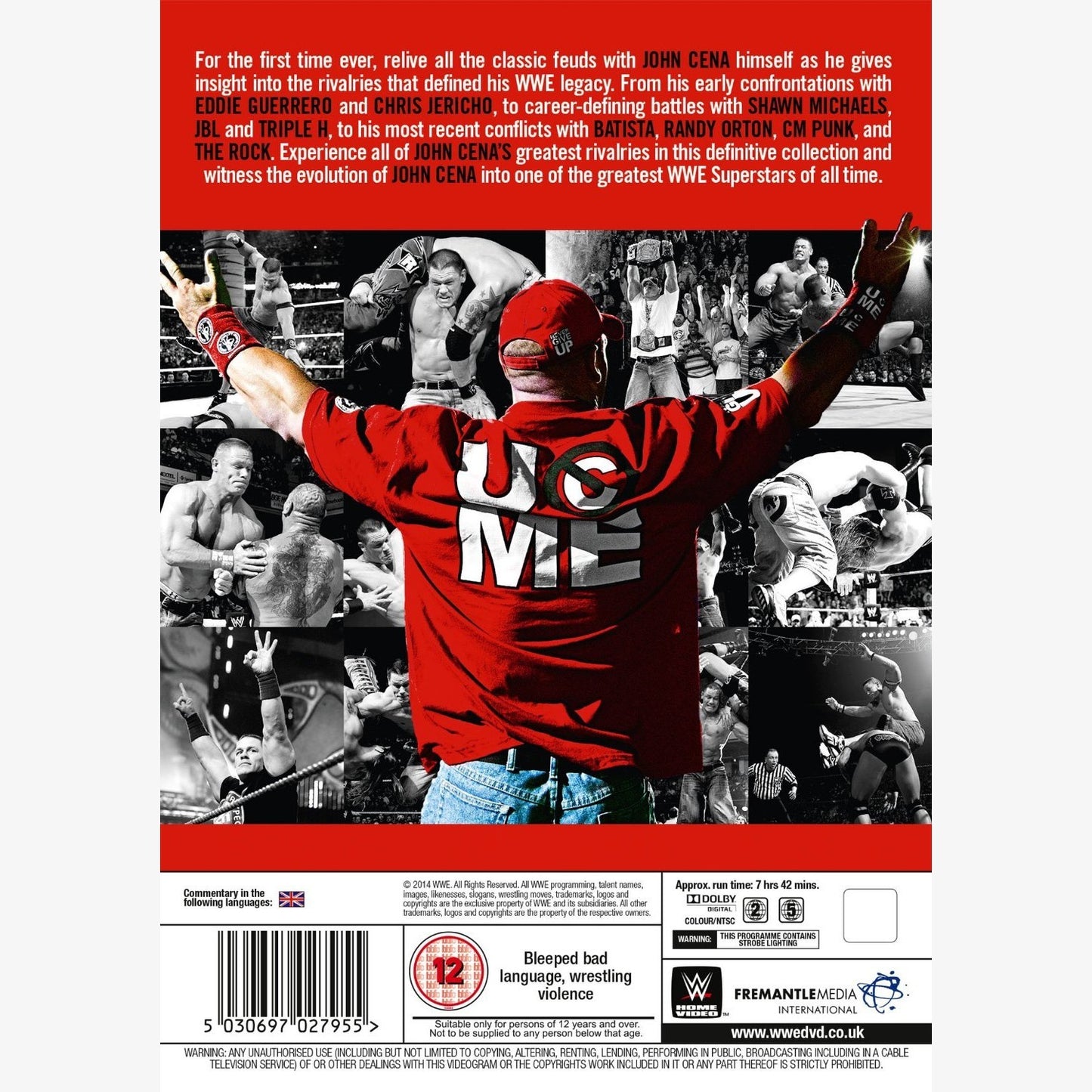 WWE John Cena's Greatest Rivalries DVD