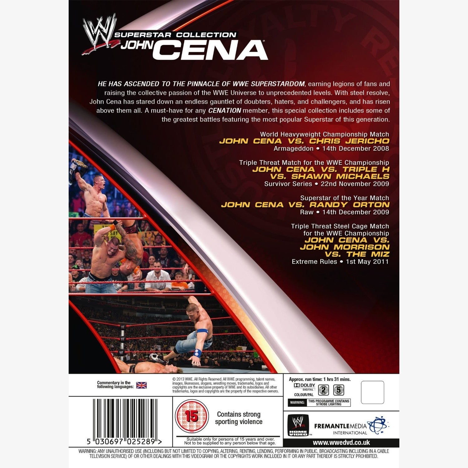 WWE Superstar Collection - John Cena DVD