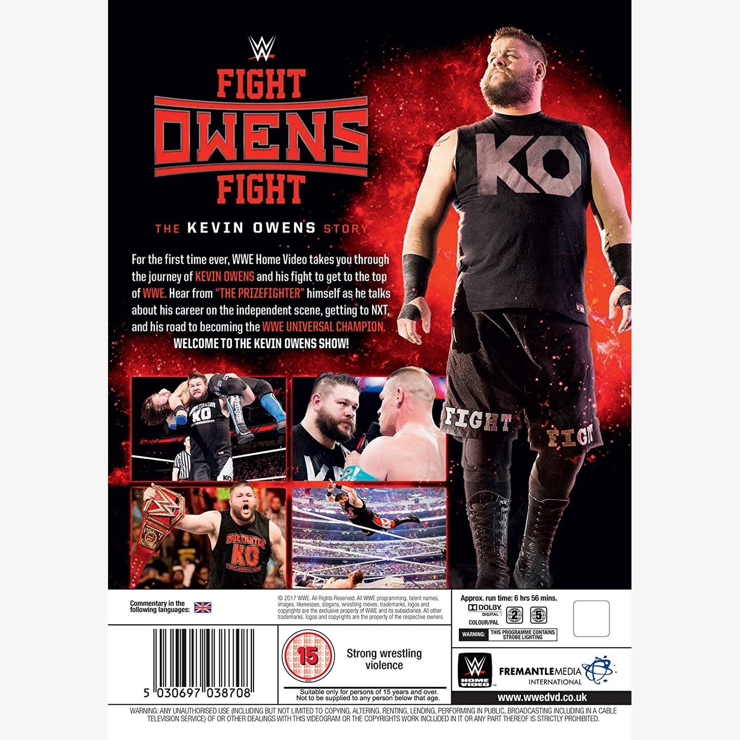 WWE Fight Owens Fight: The Kevin Owens Story DVD