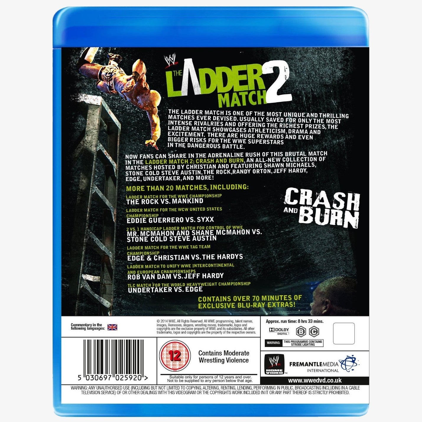 WWE The Ladder Match 2: Crash & Burn Blu-ray