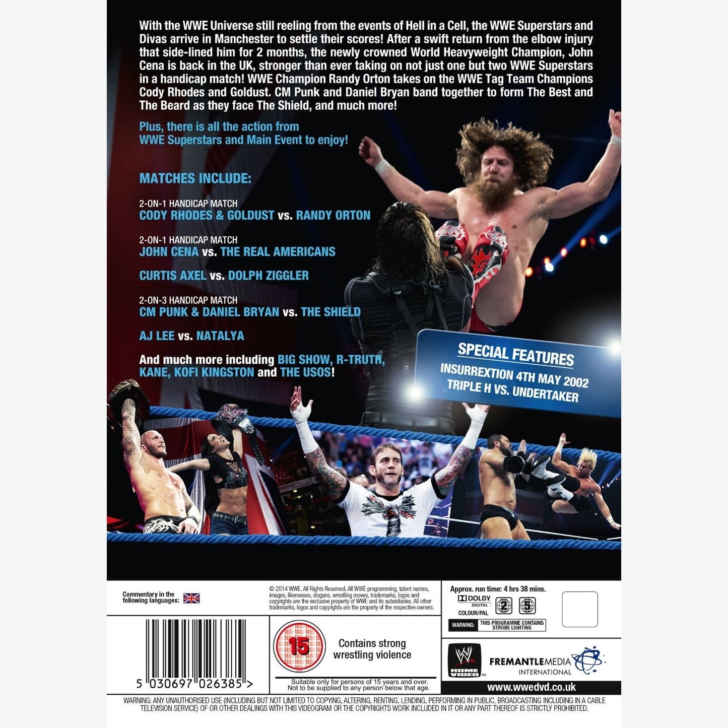 WWE  Live In The UK - November 2013 DVD