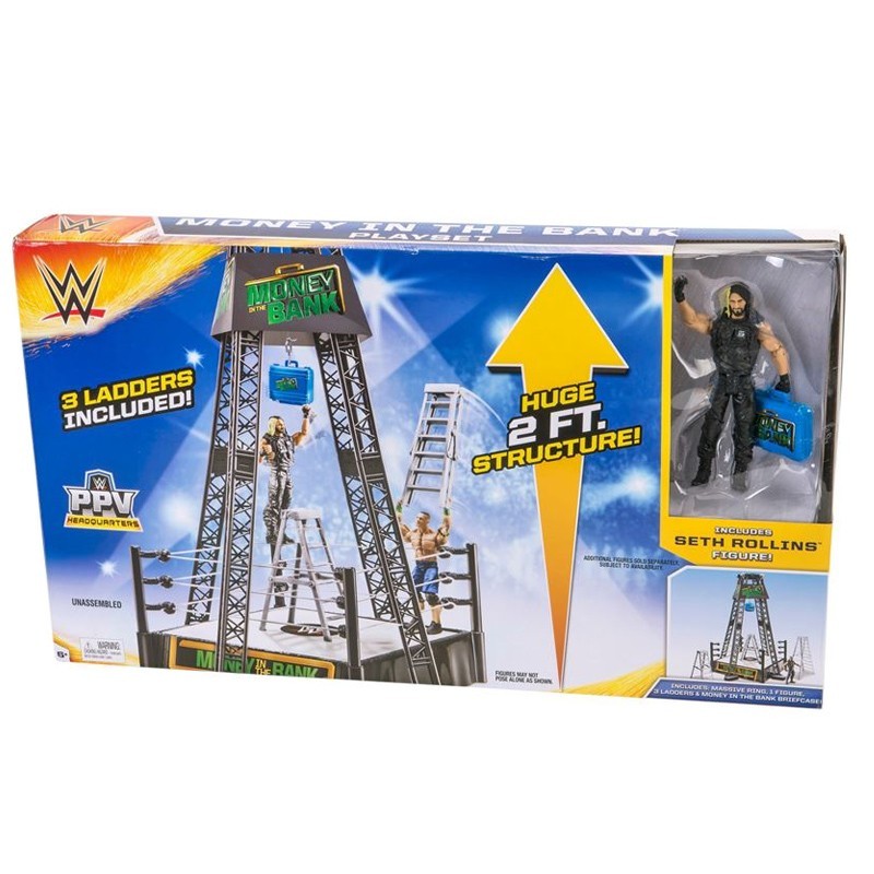 WWE Money in the Bank Wrestling Ring Playset