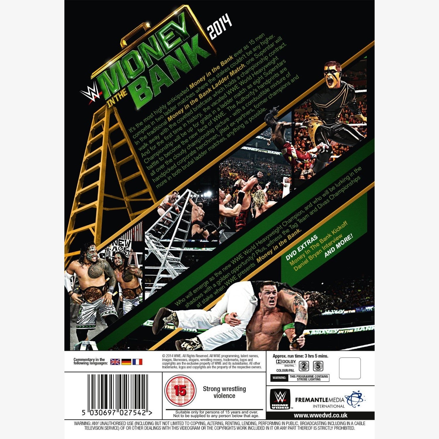 WWE Money in the Bank 2014 DVD