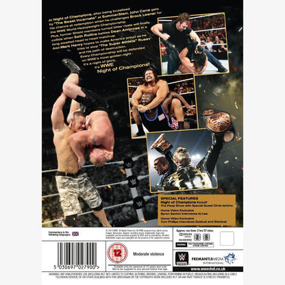 WWE Night of Champions 2014 DVD