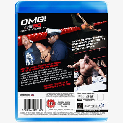 OMG! The Top 50 Incidents in WWE History Blu-ray