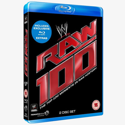 WWE Raw 100 - The Top 100 Moments in Raw History Blu-ray