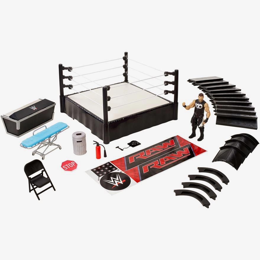 Wcw Ringside Wwe Toys Ringside Battle Playset Ringside Collectibles On X:
