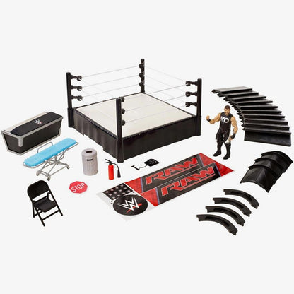 WWE Ringside Battle Playset with Kevin Owens Figure & Accessories