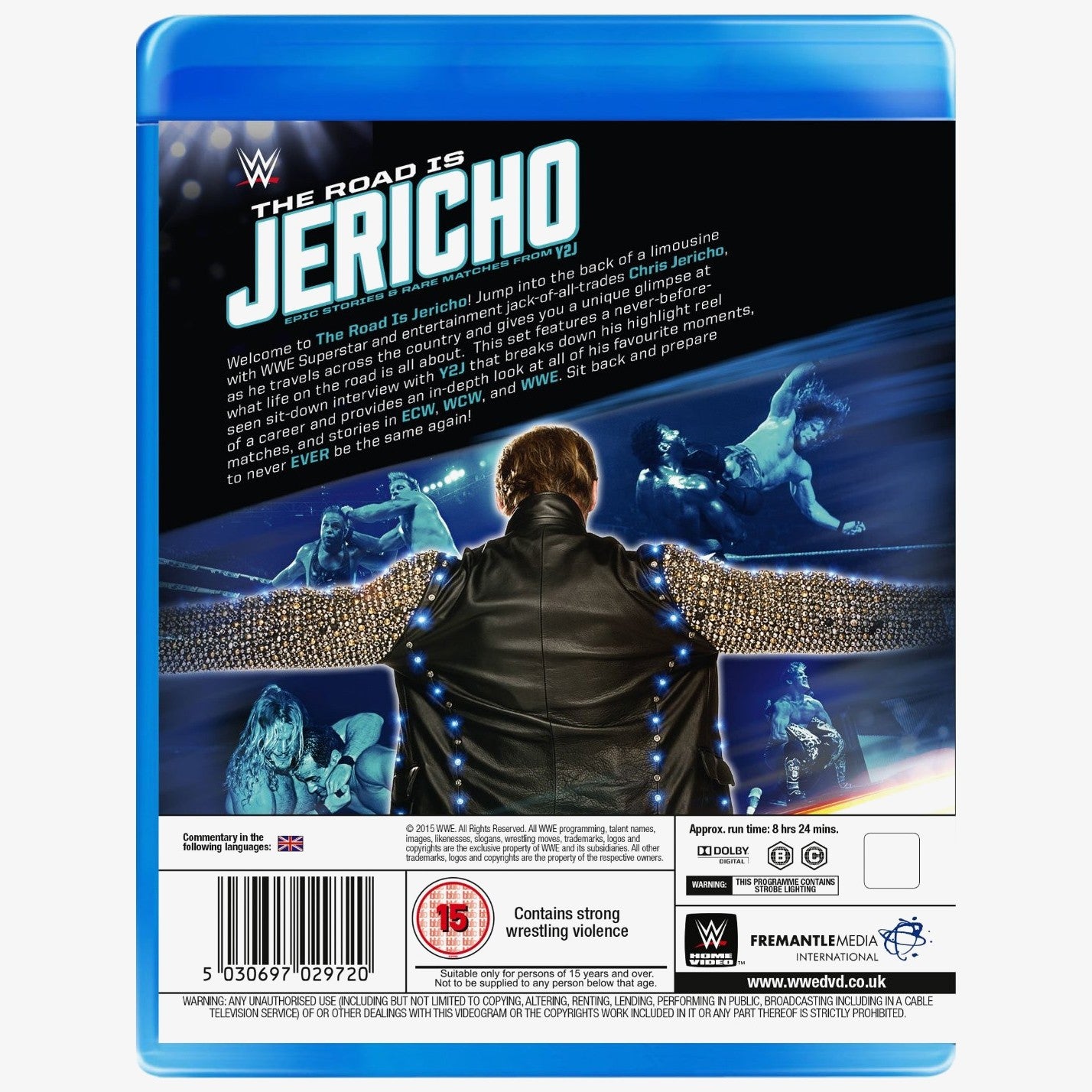 WWE The Road is Jericho - Epic Stories &amp; Rare Matches From Y2J Blu-ray