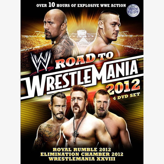 WWE Road To WrestleMania 2012 DVD Boxset (4 Discs)