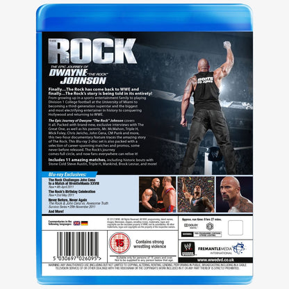 WWE The Rock: The Epic Journey of Dwayne Johnson Blu-ray