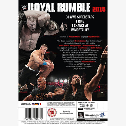 WWE Royal Rumble 2015 DVD