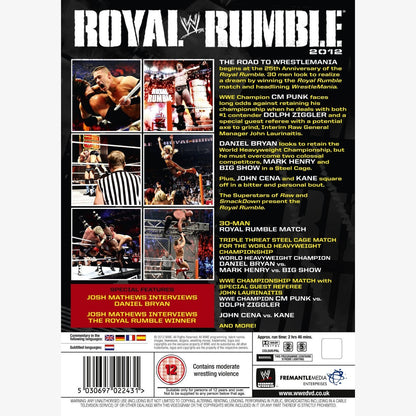 WWE Royal Rumble 2012 DVD