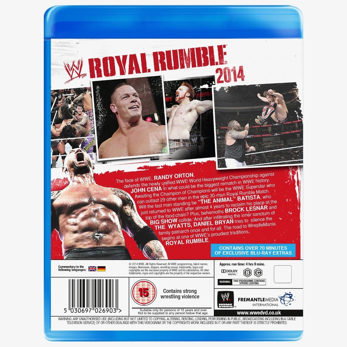 WWE Royal Rumble 2014 Blu-ray