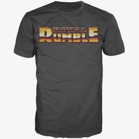 Classic WWE Royal Rumble Logo T-Shirt (Grey)