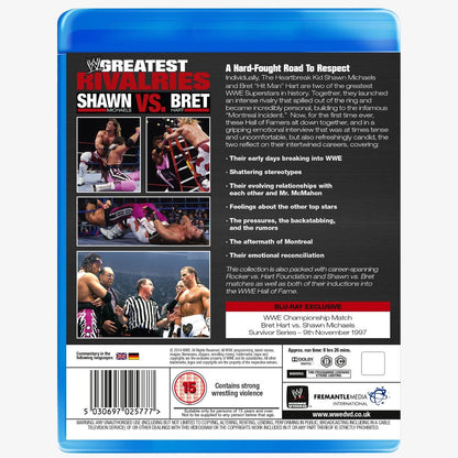 Shawn Michaels vs. Bret Hart - WWE's Greatest Rivalries Blu-ray