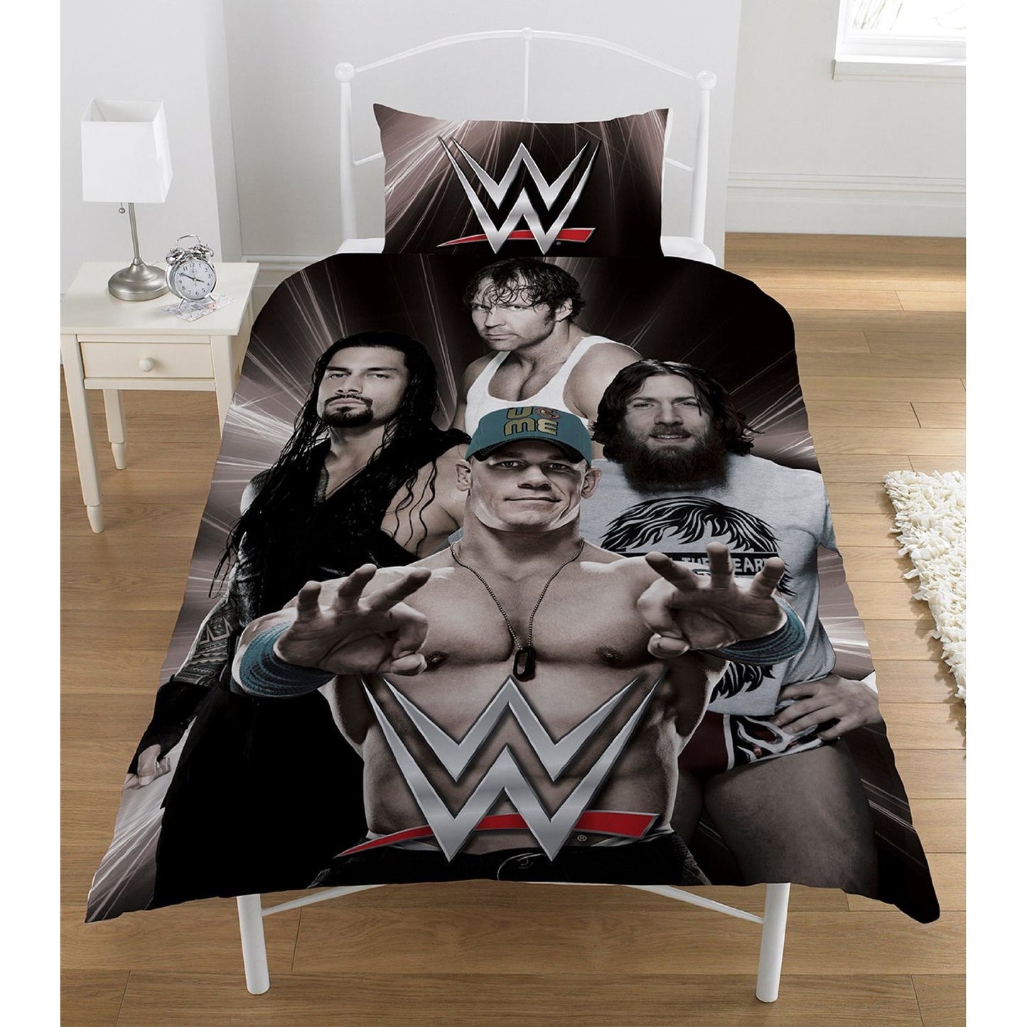 WWE Superstars Single Bedding Set (Black)