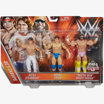 WWE 80s Champs 3-Pack - Ricky Steamboat, Roddy Piper & Macho Man