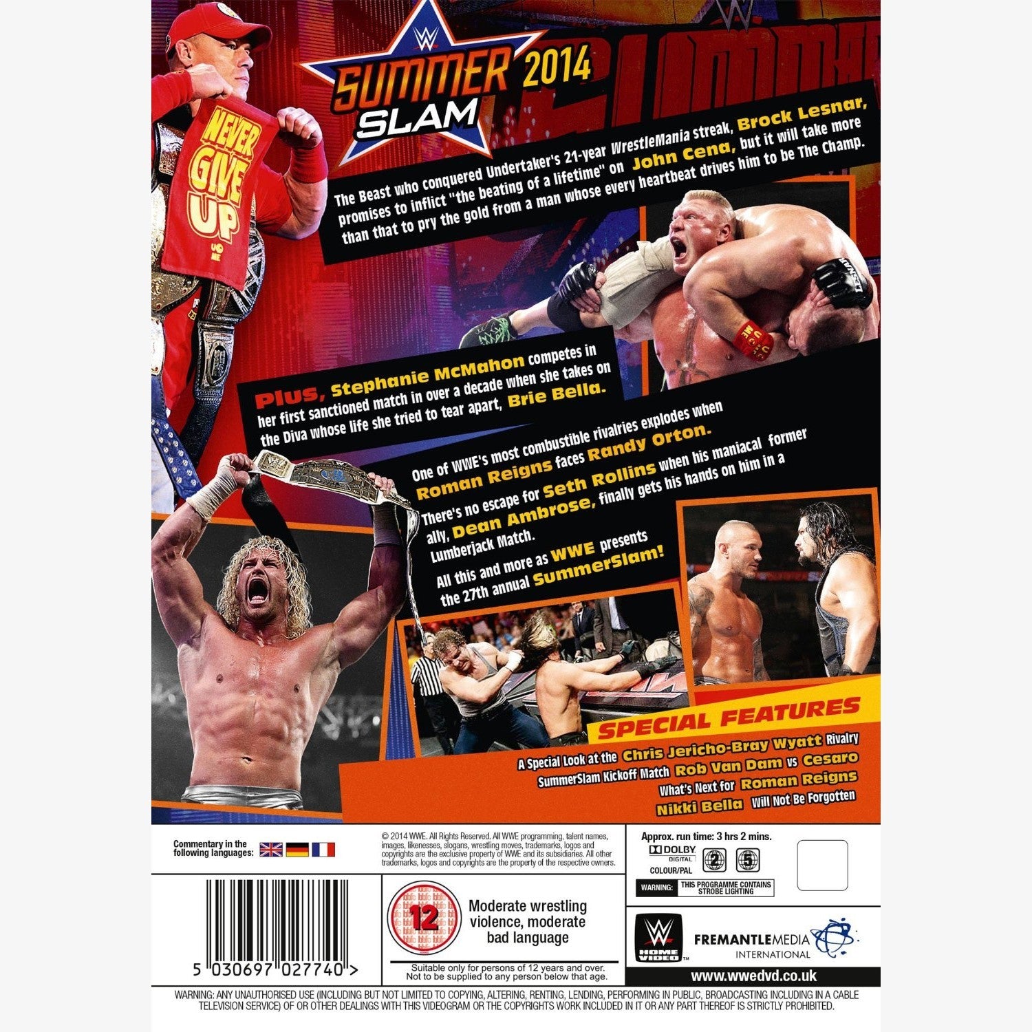 WWE SummerSlam 2014 DVD – wrestlingshop.com