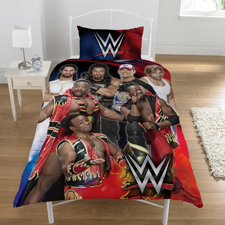 WWE Super 7 Single Duvet Cover Bed Set – wrestlingshop.com