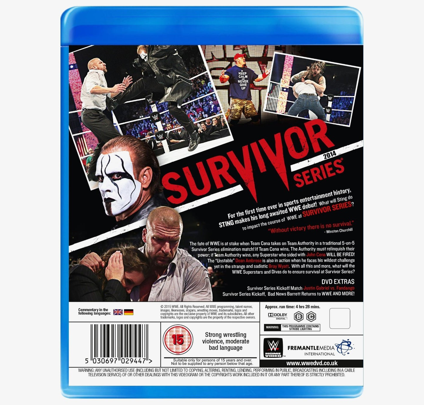 WWE Survivor Series 2014 Blu-ray