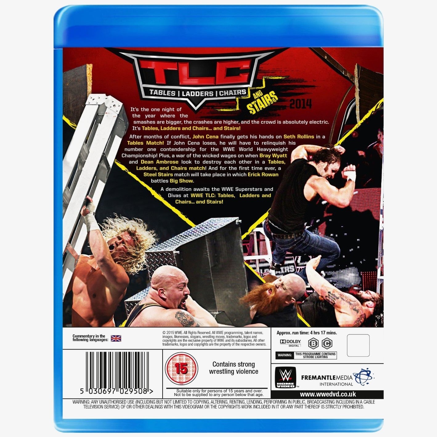 WWE TLC: Tables, Ladders & Chairs 2014 Blu-ray
