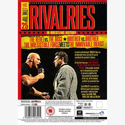 WWE The Top 25 Rivalries In Wrestling History DVD