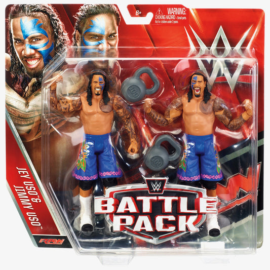 Jey Uso & Jimmy Uso - The Usos - WWE Battle Pack Series #37