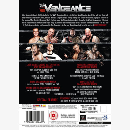 WWE Vengeance 2011 DVD